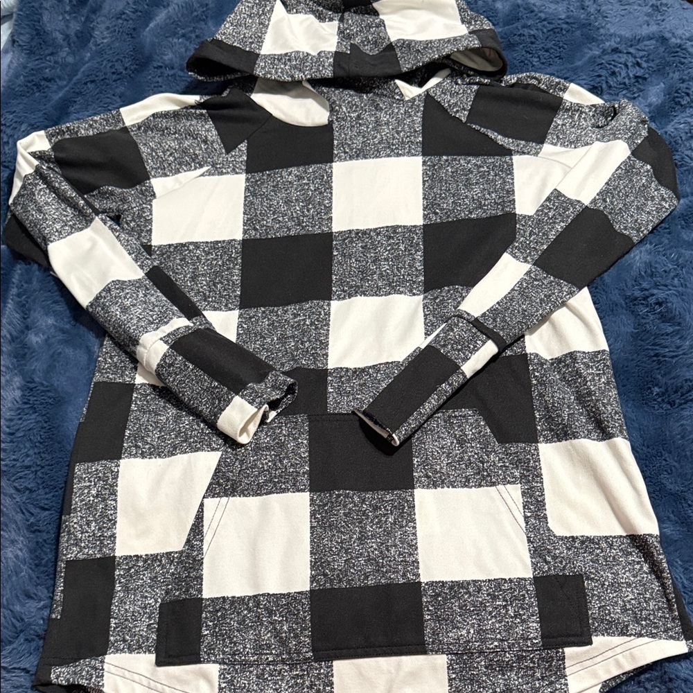 LuLaRoe Monochrome Patterned Hoodie